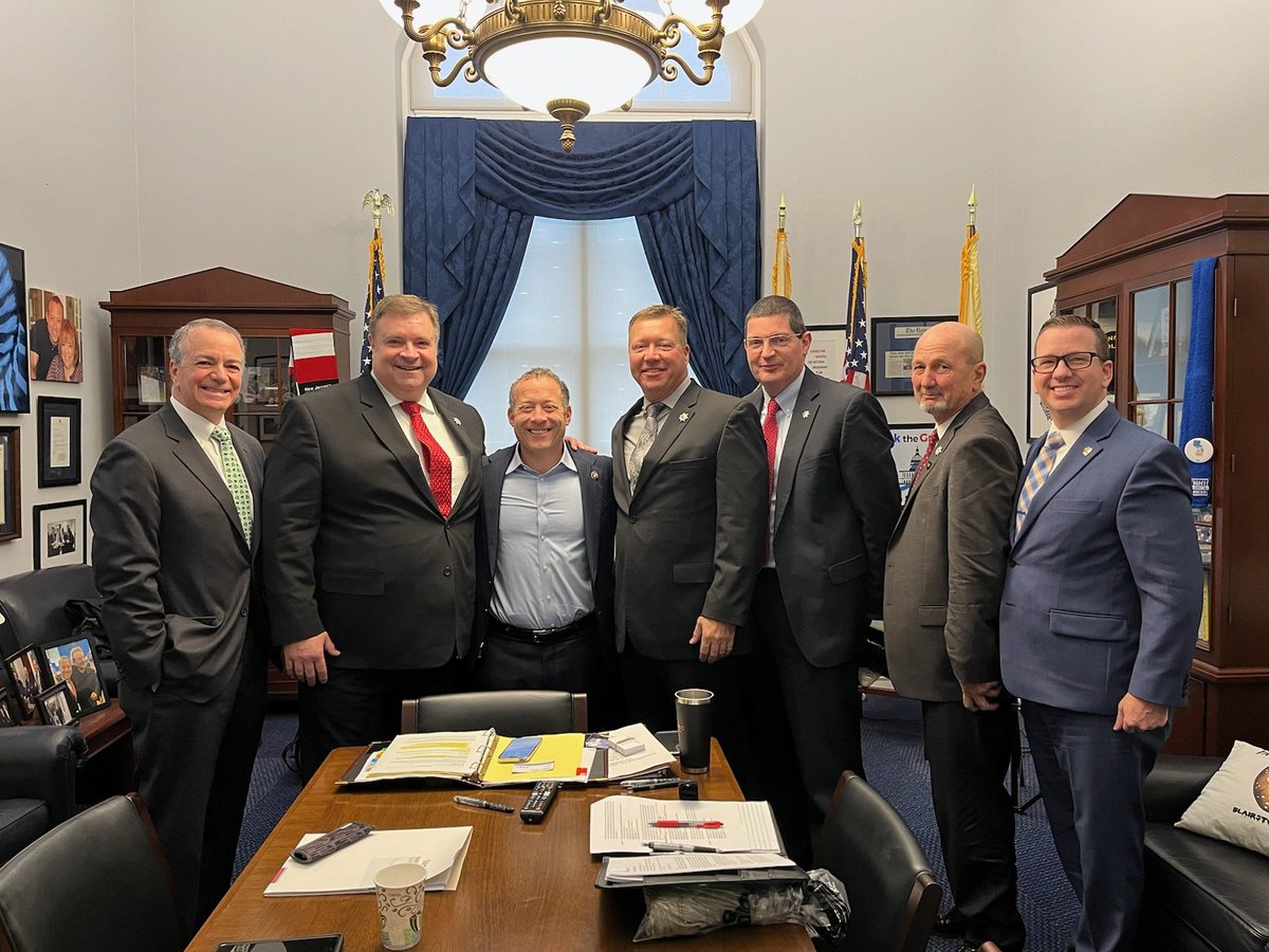 BrianMarvel's tweet photo. Great meeting with congressman @JoshGottheimer discussed Invest to Protect Act. This will benefit the smaller agencies which are the vast majority of departments in America. We also discussed #SocialSecurity #Fairness via the WEP/GPO bills. #PORACInDC #WeArePORAC #PORAC https://t.co/PRizHh5qSZ