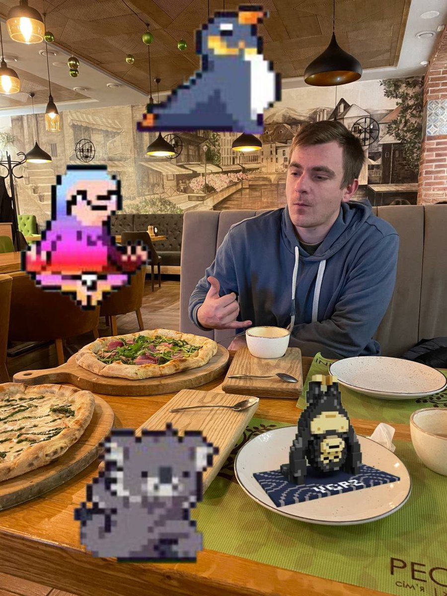 awsm_alex_'s tweet photo. After a busy day, you can have a snack, and then do yoga😆
#NFTCommunity #NFT
.#YGPZ .#KeungGenesis .#petzdayoff .#AmberQuotes .#petzquote.@Yogapetz.#petzdayoffetaNFT.@Mugiwara_eth.@maslovskaya9N.#YGPZ.@AmberM https://t.co/PBtH08hn2z