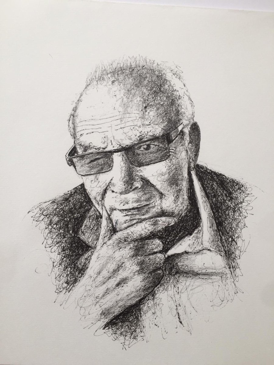 Yaşar Kemal portre çalışmam 🍃