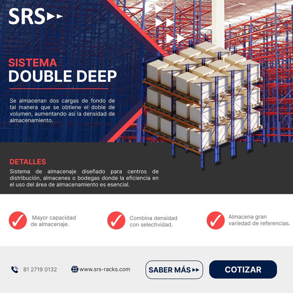 SRackSolutions's tweet image. #sistemaentrepiso #Monterrey #racksindustriales #sistemasdealmacenaje