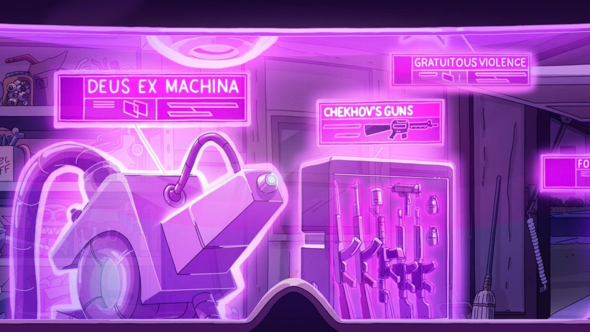 Did you notice in the 7th episode of the 6th season of <a href="/RickandMorty/">Rick and Morty</a> a reference to #TMM? 🦄 Although in this series there are references to many TV shows, not only to Take My Muffin... 😎 #TakeMyMuffin