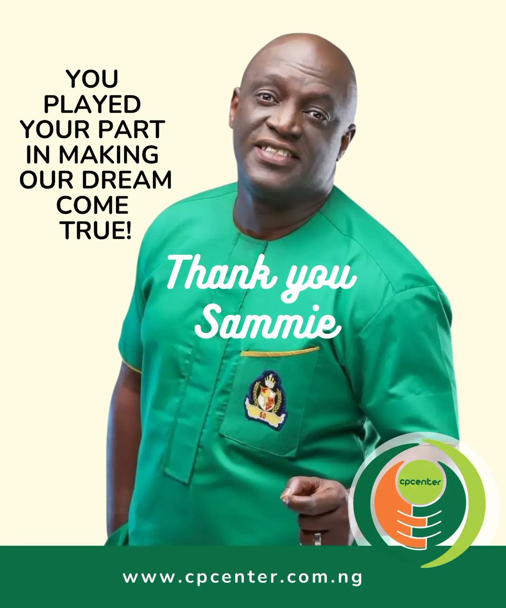 CpcenterNigeria's tweet photo. Dear Sammie, it's hard for us not to remember you, as one of those who helped us set the ball rolling, towards our desire for a permanent place, for our children. As Christmas once again draws near, we remember our fundraising event tagged #7DaysToXmas in 2016 &amp; you came to mind! https://t.co/l2Acus6QQT