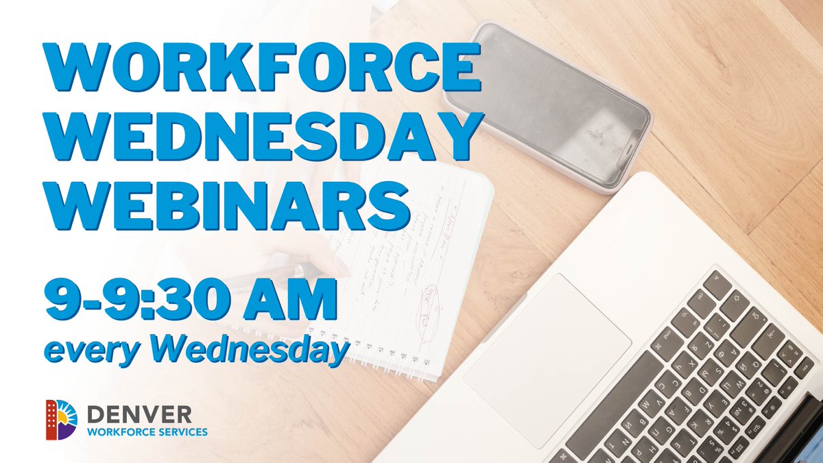 Join us tomorrow for this weekly call providing tips and tricks on interviewing to get the job, general resume assistance &amp; personal brand social media help! #DenverIsHiring #NowHiring 
Register here: bit.ly/3qEon9k
