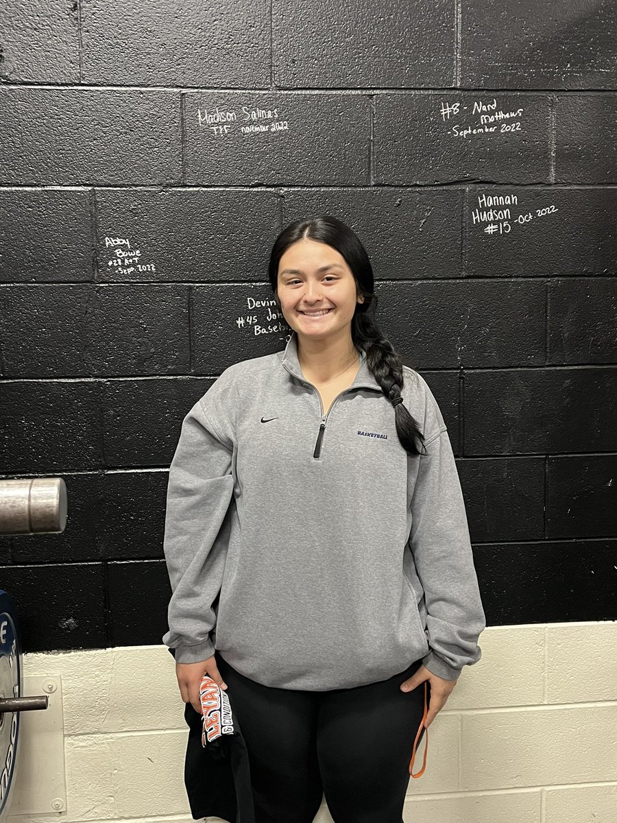 Congratulations to our November Strength and Conditioning Athletes of the Month: Aidan Glackin and Madison Salinas!

Aidan is always first in for lifts and working hard everyday. Madison maxed her back squat at 315 lbs as a freshman! 👀 Congrats guys! Keep working hard!
