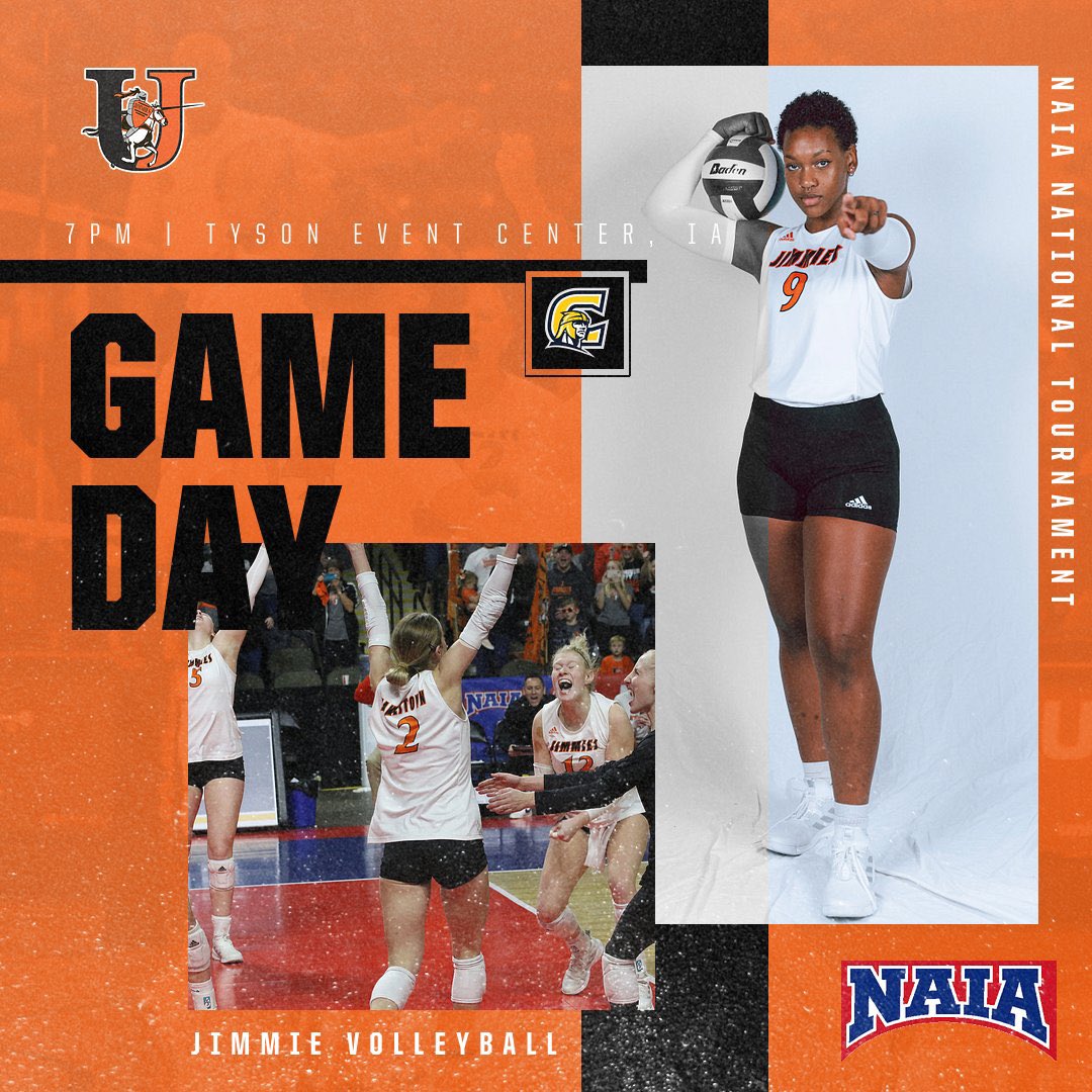 It’s GAME DAY! The Jimmies are playing in the NAIA National Championship game this evening at 7PM against Corban University!