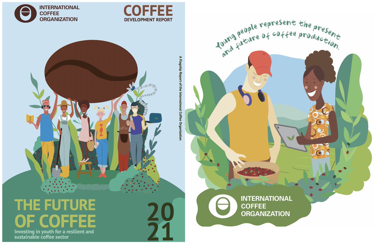 ICOCoffeeOrg's tweet photo. 📢Coffee needs youth & youth needs coffee! #ICO 👏🙏participants @ #CoffeeTaskForce 'Webinar on Youth & Coffee Sector' for their contributions on how to engage young people in the sector & support them as agents of change to transform it! #NextGenCoffee 👉 https://t.co/SPHPTAtFVJ https://t.co/A3N6AhnWtM