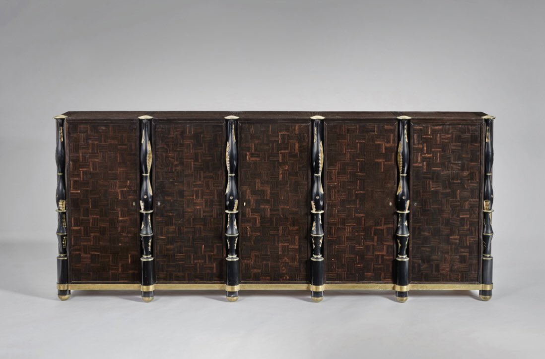tclary14's tweet photo. #AuctionUpdate An important sideboard by Eugène Printz from the Perelman Collection sells for $4,164,000! @Sothebys #SothebysDesign https://t.co/6qcoB3luDl
