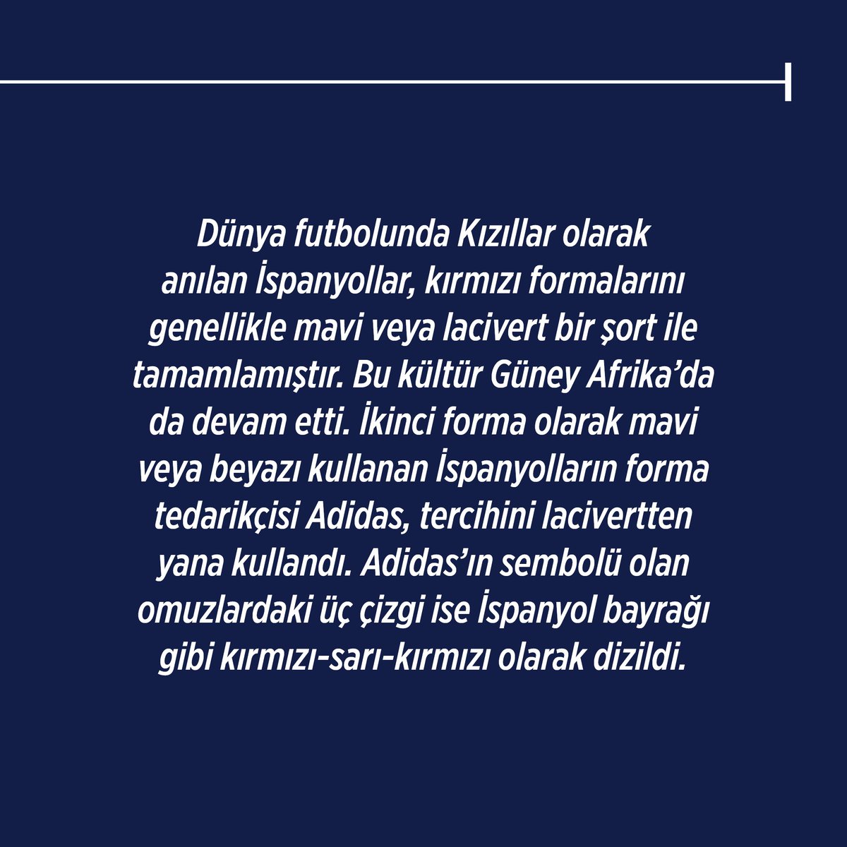 Vicente Del Bosque'nin öğrencileri tıkır tıkır işleyen bir makine gibi rakibini boğuyordu. Takımın yıldızı en iyi dönemini yaşayan David Villa olsada Boğalar'a kupayı getiren isim Andres Iniesta oldu.

👨‍💻 Editör: <a href="/eseyhan98/">Emre Seyhan</a> 
🎨 Tasarım: Semih Berke Ağır 

#FIFAWorldCup