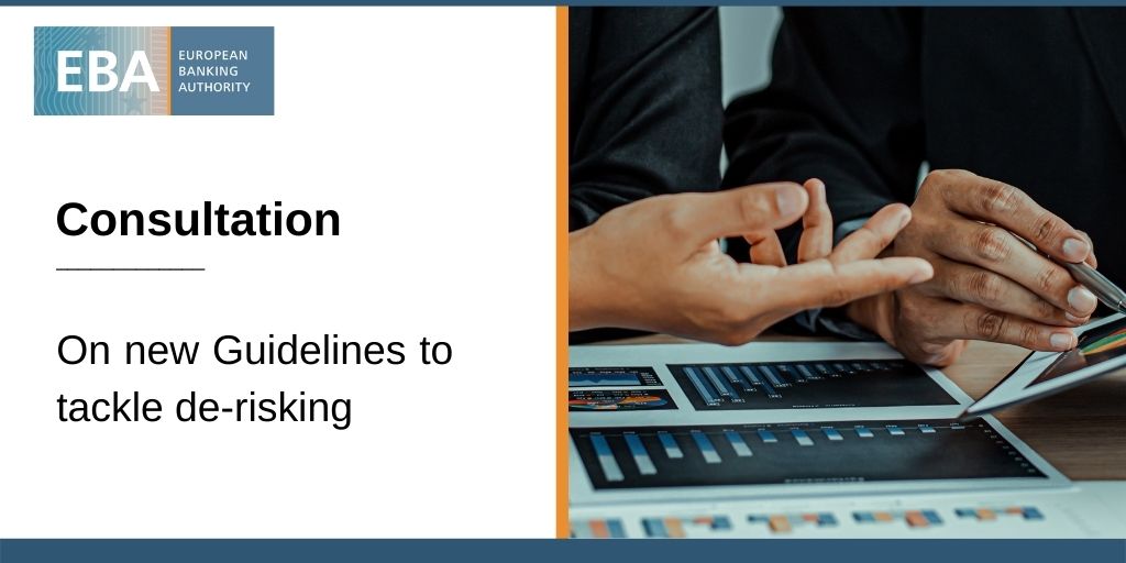 🚨#EBA consults on #Guidelines on the management of money laundering and terrorist financing risks when providing access to financial services.

👉to ensure that #customers are not denied access to financial services without a valid reason.

📅6 Feb 2023
🔗europa.eu/!gjgctR