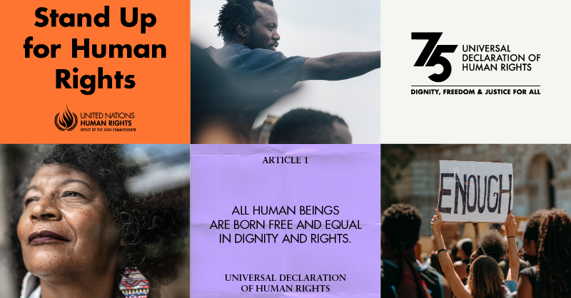 SexualTriangle's tweet photo. #Sexualrights are #humanrights &amp; the @UN's slogan for this year’s #HumanRightsDay "Dignity, Freedom, &amp; Justice for All" is central to the mission of the GAB. 

Today we celebrate the 75th Anniversary of the Universal Declaration of Human Rights &amp; reflect on the work left to do.