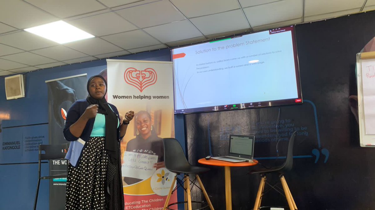 ETCeducation's tweet image. #100daysofcodingchallenge day 100 ladies have come through the hackathon week with amazing stuff the judges were very impressed. And now we dive and strive high for these amazing coders #codequeens #womenintech #womenwhocode