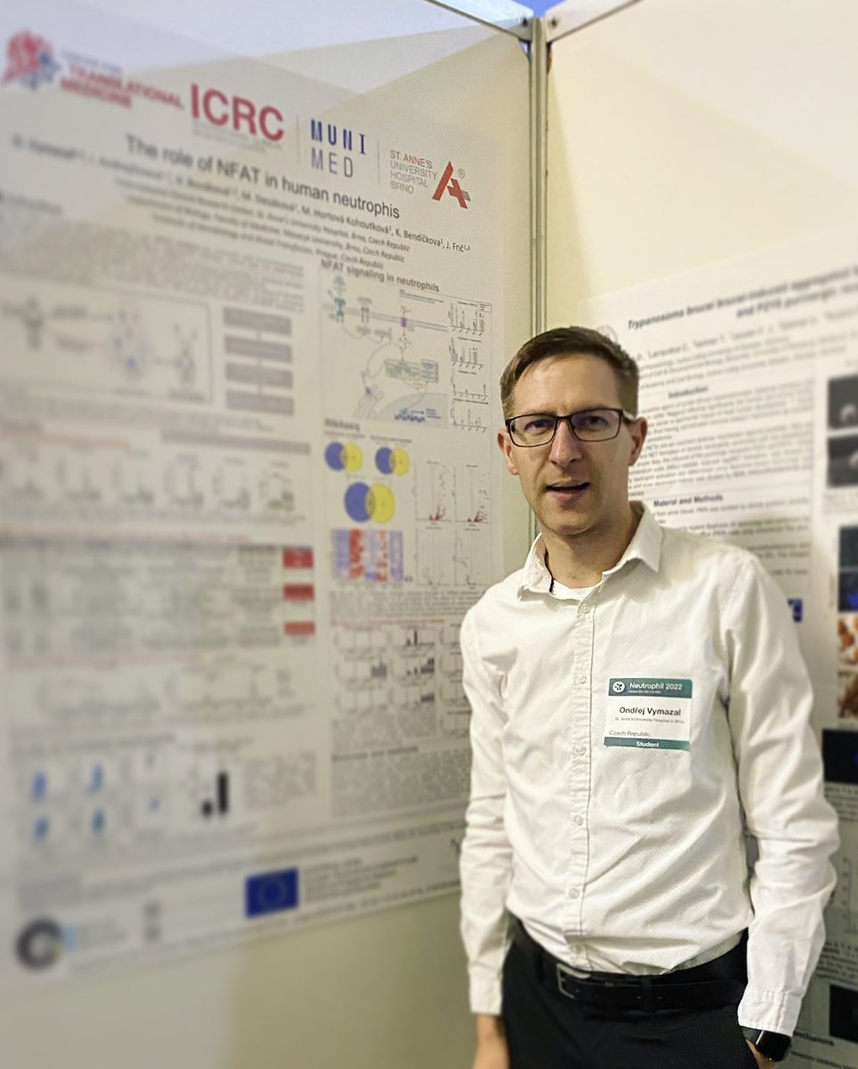 Ondřej Vymazal (@ovymazal) on Twitter photo Representing <a href="/FricLab/">Fric_Immuno_Lab</a> from <a href="/FNUSA_ICRC/">International Clinical Research Center</a> and <a href="/Science_MEDMUNI/">Science @ MED MUNI</a> at the International neutrophil symposium <a href="/neutrophil2022/">Neutrophil2022</a>. Presenting our findings about the role of NFAT in human neutrophils. Representing <a href="/FricLab/">Fric_Immuno_Lab</a> from <a href="/FNUSA_ICRC/">International Clinical Research Center</a> and <a href="/Science_MEDMUNI/">Science @ MED MUNI</a> at the International neutrophil symposium <a href="/neutrophil2022/">Neutrophil2022</a>. Presenting our findings about the role of NFAT in human neutrophils.