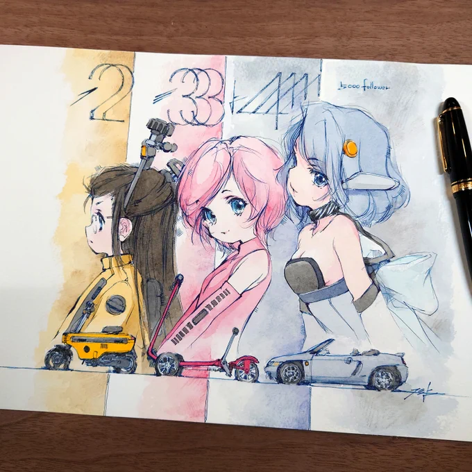 着彩しました・・。たくさんコメント、いいね、ありがとうございます!  