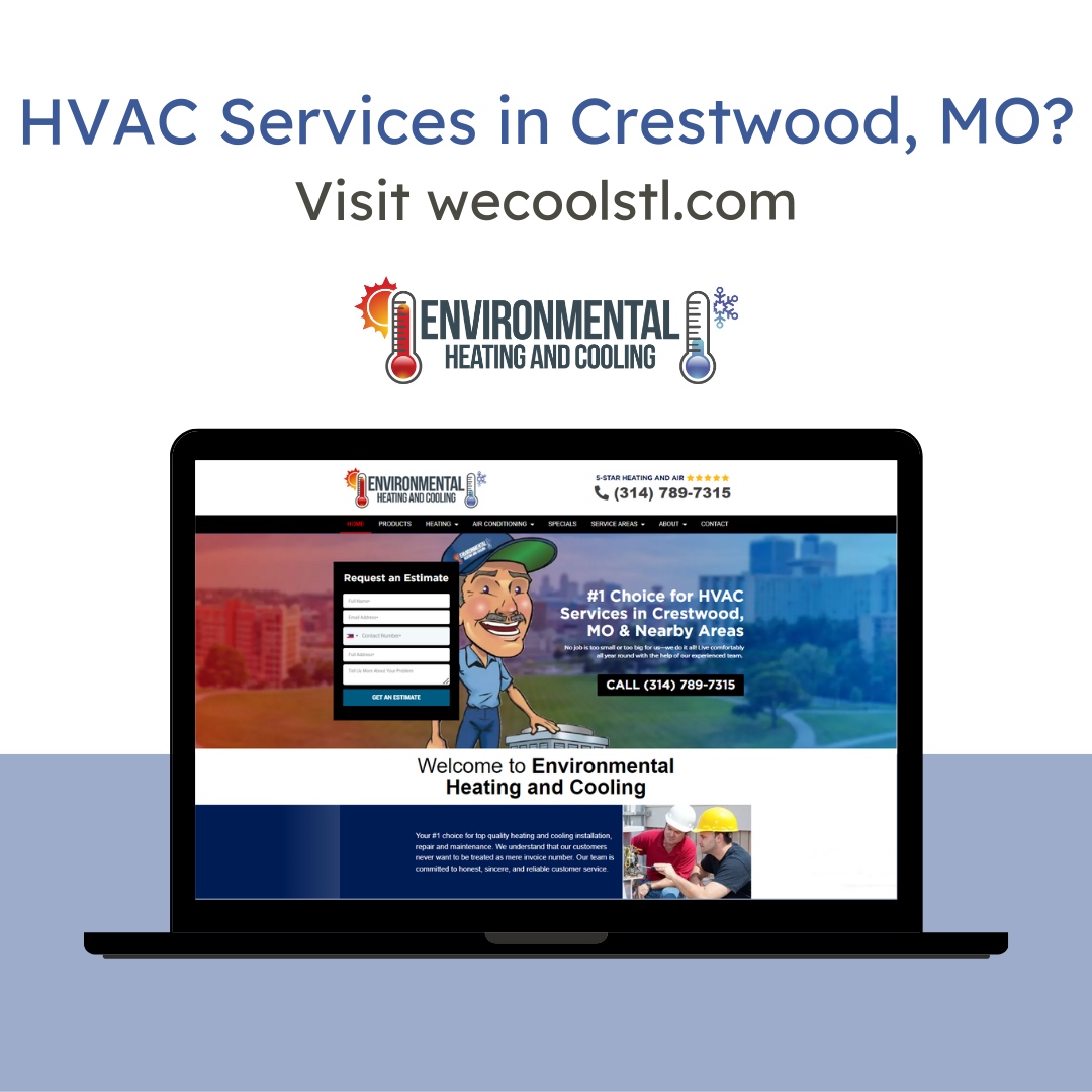 Looking for the best HVAC Services in Crestwood, MO? Visit wecoolstl.com now! 😀👌