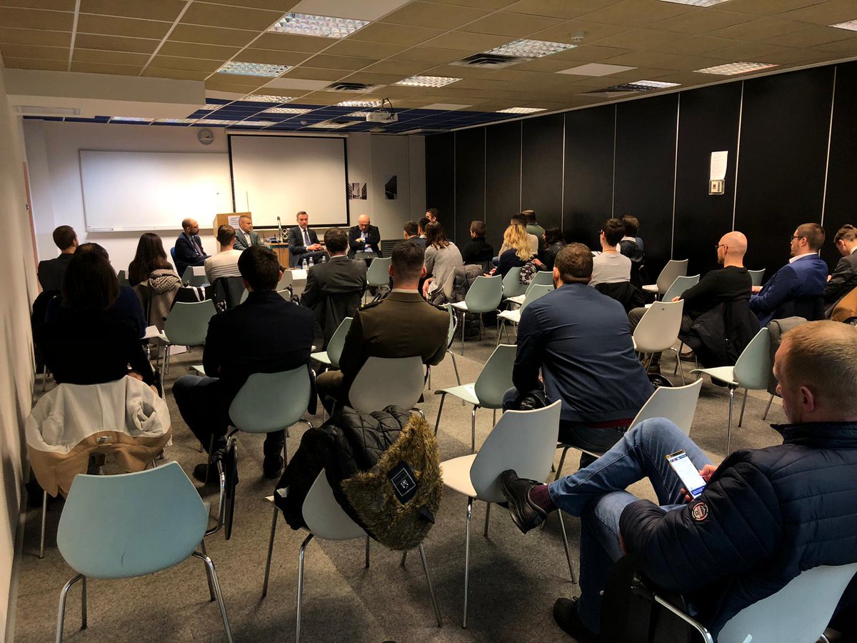 IsraelinCroatia's tweet photo. Veleposlanik @GaryKoren sudjelovao je na panelu na @FPZGhr pod nazivom "Uključeni u novi svjetski poredak - Hrvatska u svijetu punom izazova." https://t.co/iXdwpBKAum