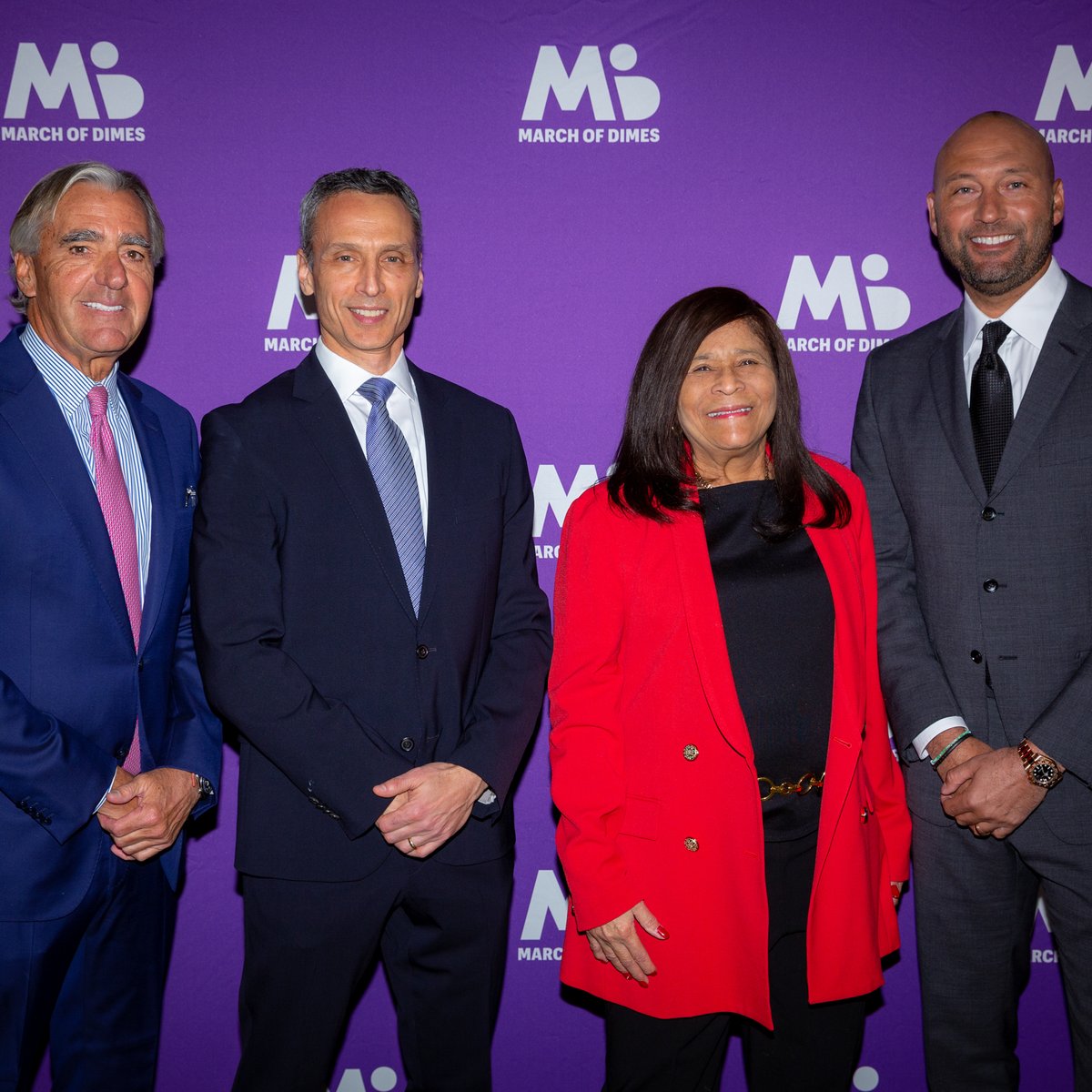 What an amazing honor for PGA CEO, Seth Waugh, who was recognized with the Sports Leadership Award, alongside Jimmy Pitaro, Derek Jeter &amp; C. Vivian Stringer at the <a href="/MarchofDimes/">March of Dimes</a> Sports Luncheon.