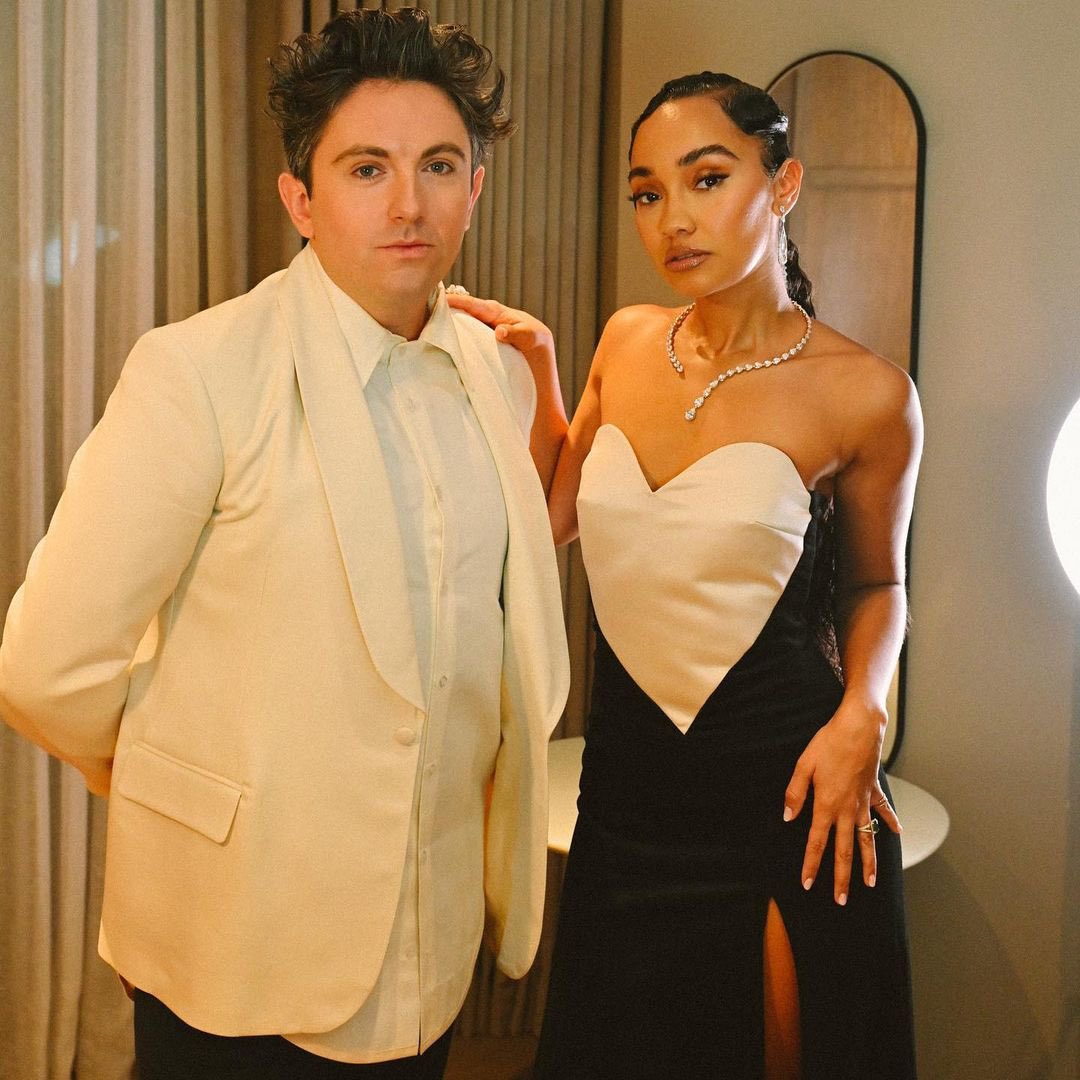 LeighAnneMusic's tweet photo. Got to play dress up at the British Fashion Awards... 💎🖤 styled by Shaquille Ross-Williams 
Wearing custom Fiorucci designed by the INCREDIBLE @Danielwfletcher https://t.co/vBs30ptmj3