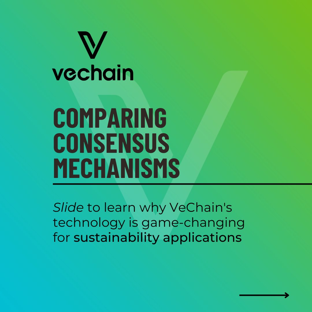 Confused about consensus? 

Check out our visual guide over on Instagram to learn why #VeChain's upgraded consensus mechanism makes it the perfect platform to deliver #blockchain mass adoption &amp; the #sustainability revolution.

instagram.com/p/Cl1OkcDIbpB/…

$VET $BTC #Crypto #Nature