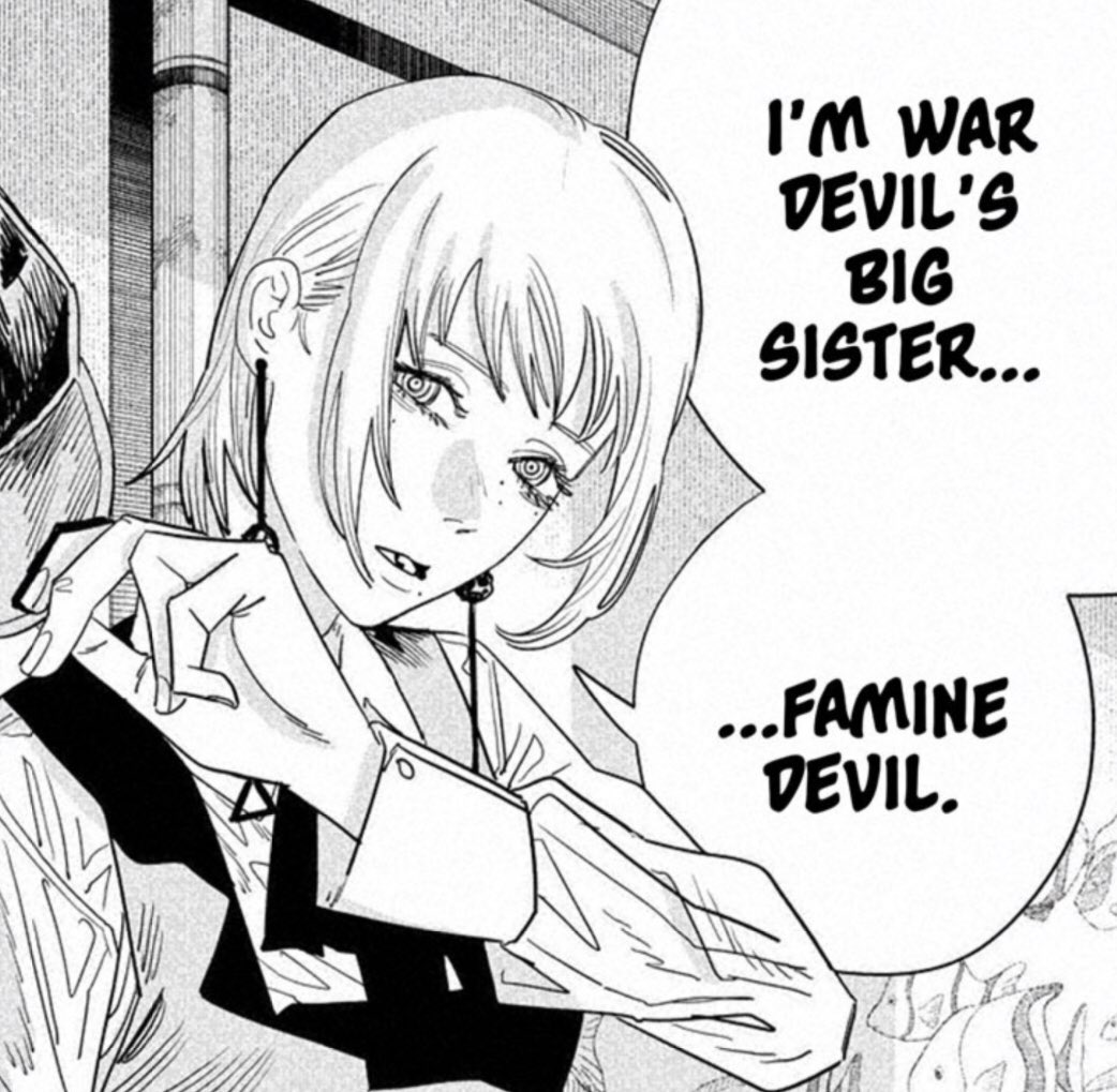 amber ♡ on Twitter "Chainsaw man spoilers The famine devil literally