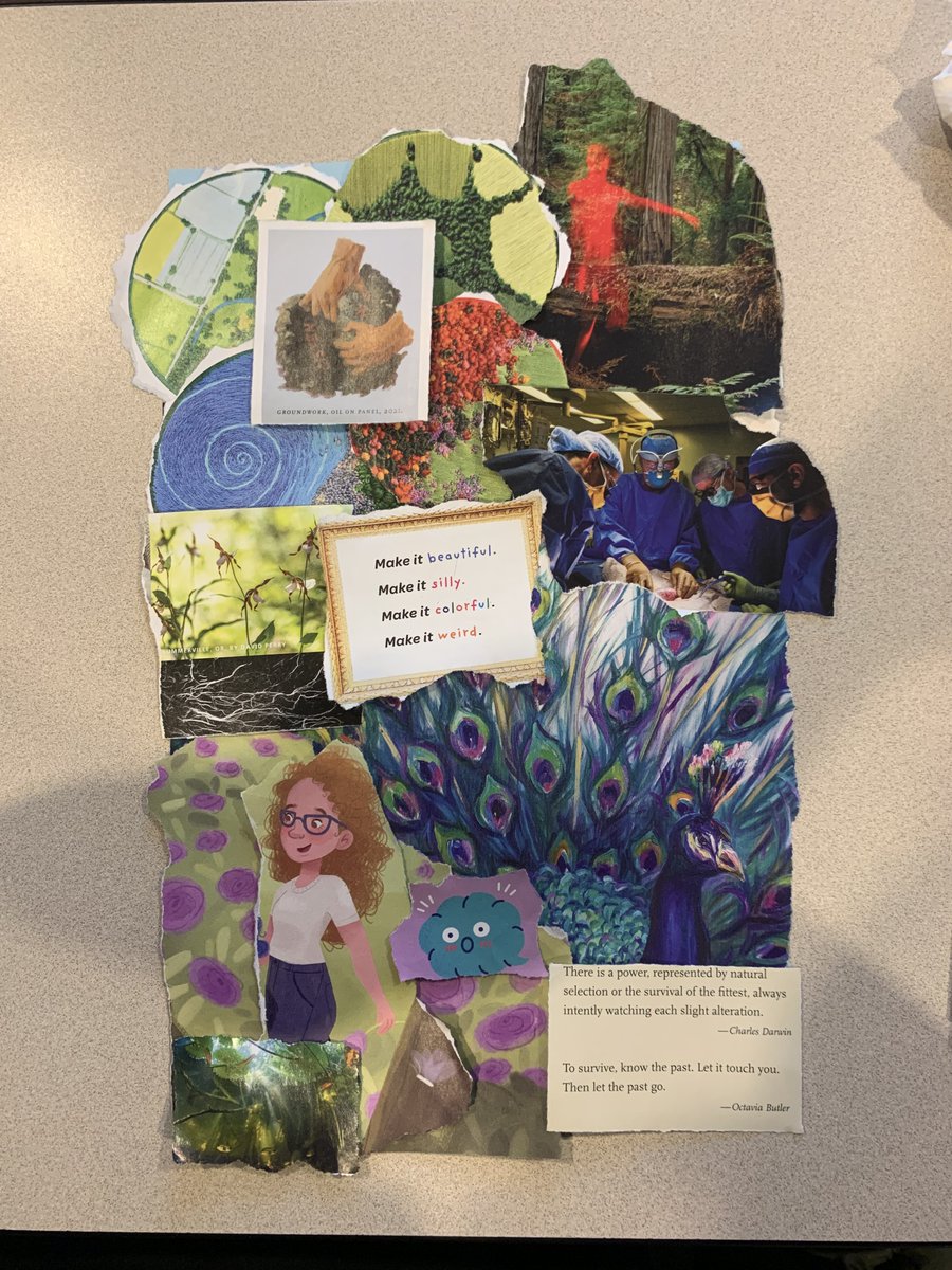 KatalinParti's tweet photo. The semester's last meeting of the #Women &amp; #Crime course was about #burnoutprevention #compassionfatigue #selfcare. Included a kinetic task where students created collages. This is evidence that teaching and learning criminology and difficult topics can be #fun! https://t.co/vWSuP2nnsn