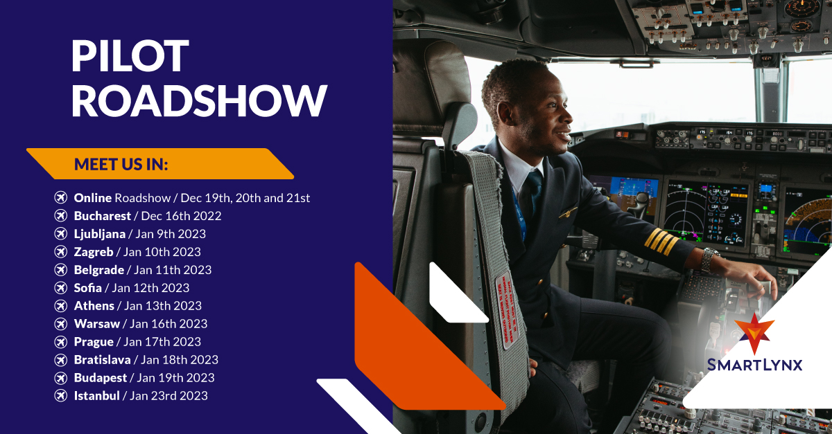 SmartLynx Airlines (@smartlynxcom) on Twitter photo ❗️PILOT ROADSHOW ❗️
<a href="/SmartLynxCom/">SmartLynx Airlines</a> is on tour! Looking for A320, A330 and B737 pilots to join our flight crew! Take part in our roadshow and meet us in person.
Apply for roadshows here: smartlynx.aero/pilots
#SmartLynxAirlines #AviationJobs #PilotJobs ❗️PILOT ROADSHOW ❗️
<a href="/SmartLynxCom/">SmartLynx Airlines</a> is on tour! Looking for A320, A330 and B737 pilots to join our flight crew! Take part in our roadshow and meet us in person.
Apply for roadshows here: smartlynx.aero/pilots
#SmartLynxAirlines #AviationJobs #PilotJobs