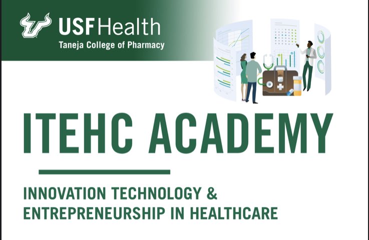 KevinBSneed's tweet photo. As further evidence that our @USFCOP #ITEHCAcademy is pure ⚡️-> our Janus AI team of @apothecarypharm and @SPregartner have released their company’s logo! (Startup company)

They are definitely the #FutureOfHealth and we are here for it! 🤗🤘👩🏻‍⚕️
#BulletTrainToTheFuture
#JanusAI https://t.co/96alza6B3N