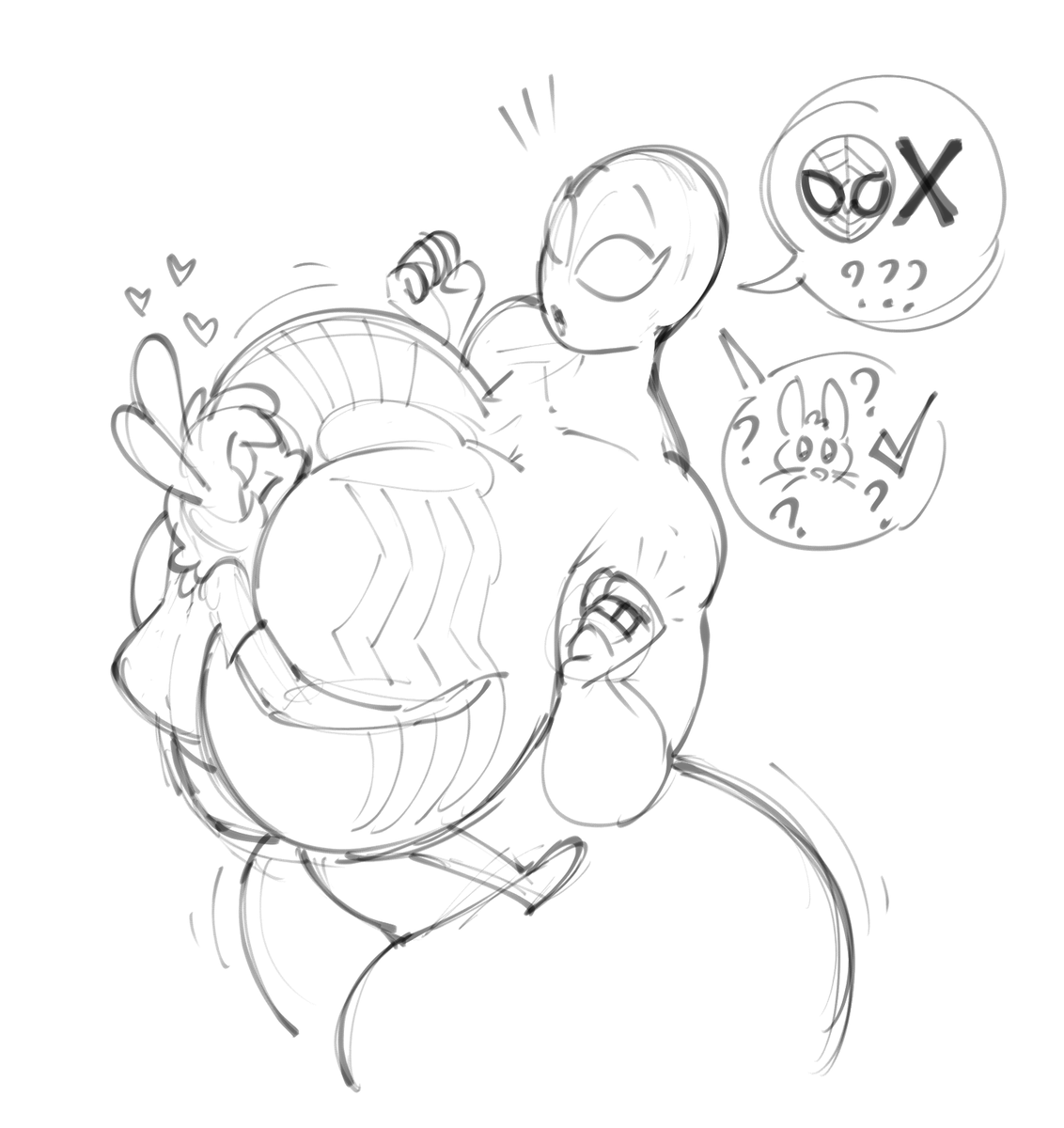 DDemon7000's tweet photo. huggles for thicc she-venom 💙
quickie sketch for @AmeizingLewds https://t.co/qRrkqninhx