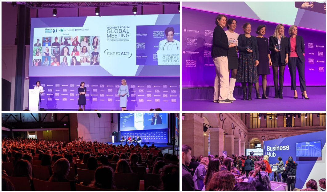 L’égalité femmes-hommes à l’honneur à l’occasion de la 17eme édition du #WFGM22 ! Quel plaisir d’avoir pu assister à cet évènement d’ampleur qui, chaque année, rassemble une communauté internationale de leaders et d'acteurs du changement afin d'agir collectivement !