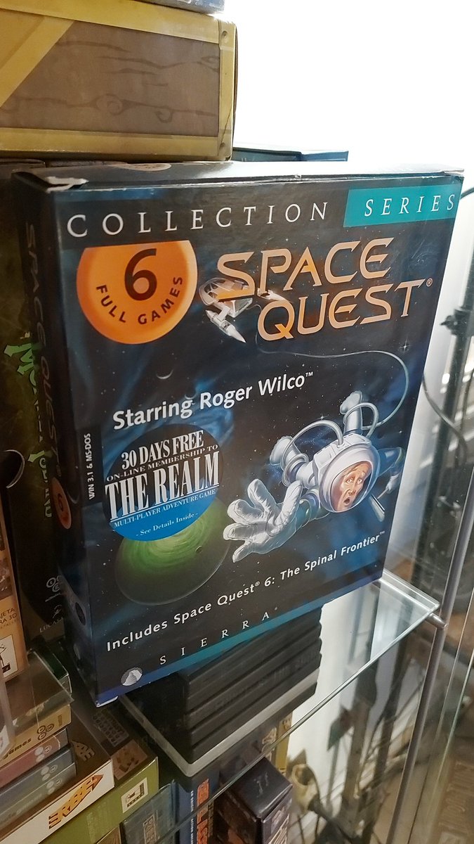 jamesperis's tweet photo. Hoy presentamos... Space Quest collection!! #spacequest #sierra #pointnclick #twoguysfromandromeda https://t.co/UHLtBuhvI3