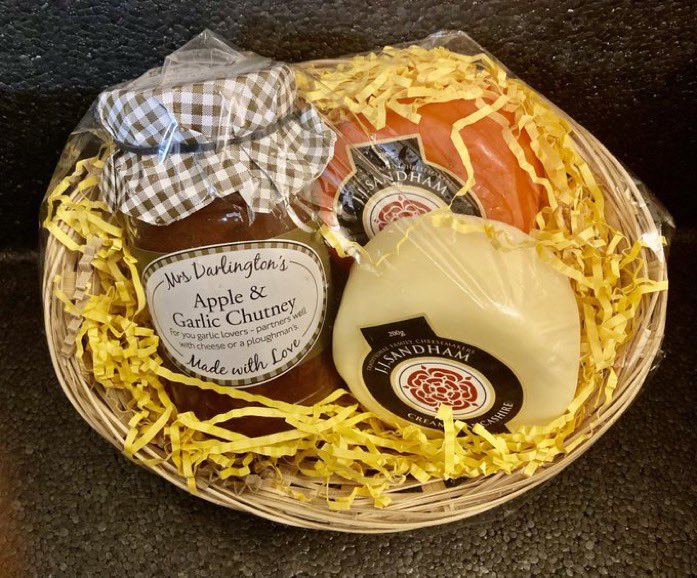 If you fancy winning our latest cheesey gift set (pictured) just follow us and retweet this and you’ll be automatically entered into our prize draw to be held at 12 noon on Wednesday.