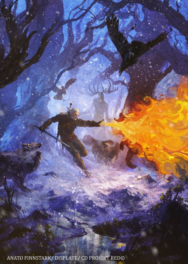 「Witcher on the Path by  」|Benのイラスト