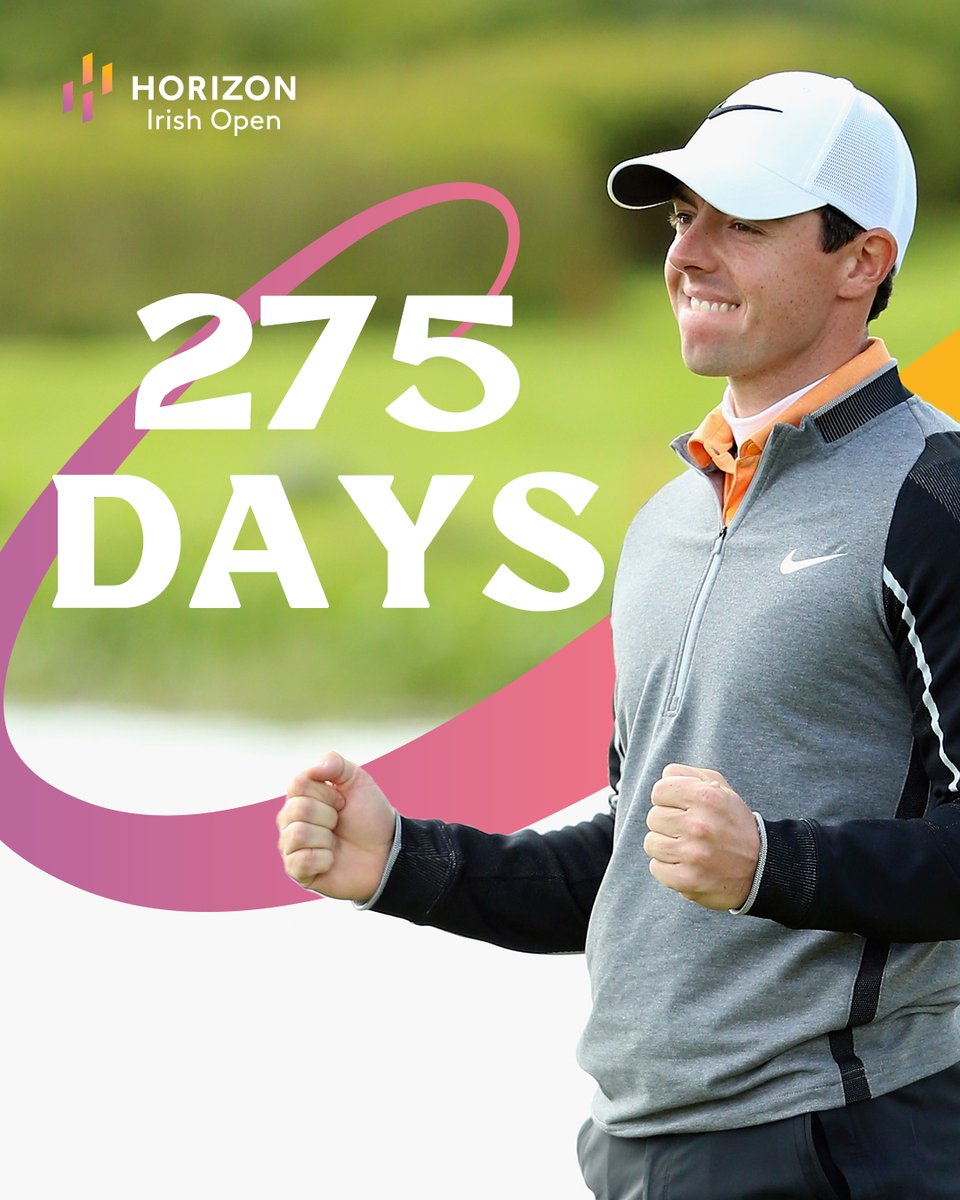 IrishOpen_'s tweet photo. First player confirmed ✅

2️⃣7️⃣5️⃣ days to go...  

#HorizonIrishOpen☘️ https://t.co/Di4O9KSkzK