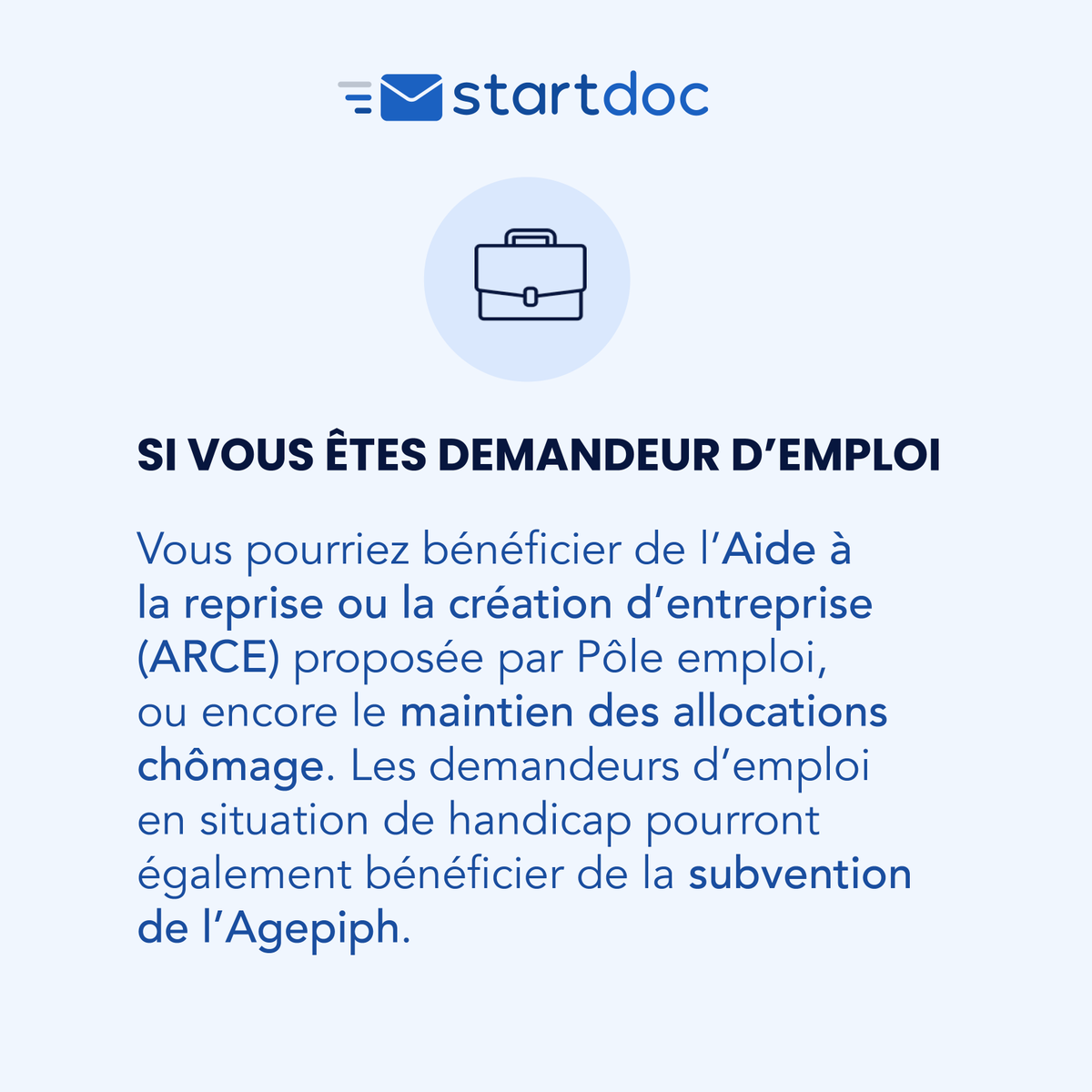 startdocfr's tweet image. GUIDE : Quelles sont les aides spécifiques pour les entrepreneurs?