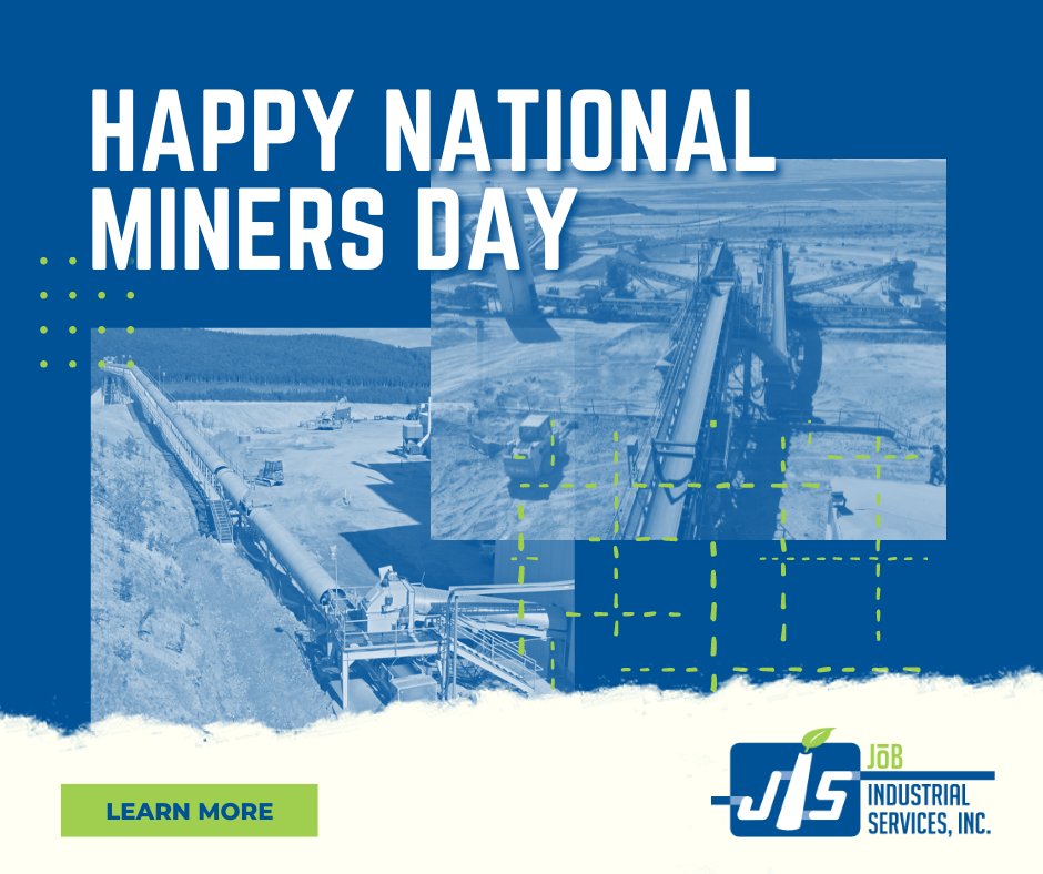 JobEPCCompany's tweet image. Jōb Industrial Services has proudly served the mining industry since 2005. We would like to take #nationalminersday to convey our gratitude for the miners who work tirelessly every single day. #thankyou 

#miningyourfuture #engineeringyourfuture