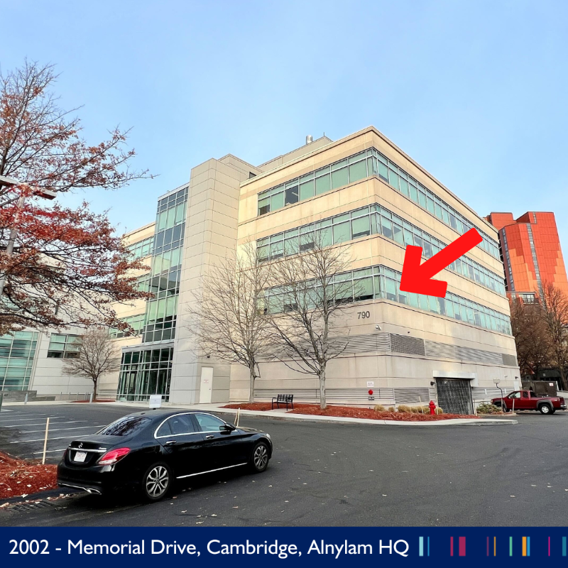 Alnylam's tweet photo. Celebrating 20 yrs of Alnylam. 🎉 Our 1st HQ was in a handful of offices at 790 Memorial Dr in Cambridge, MA. Today, our Global HQ in #KendallSquare anchors our #Cambridge Campus &amp; our global office network of 22 offices in 16 countries. #Alnylam20th #RNAiRevolution #RNAi #siRNA