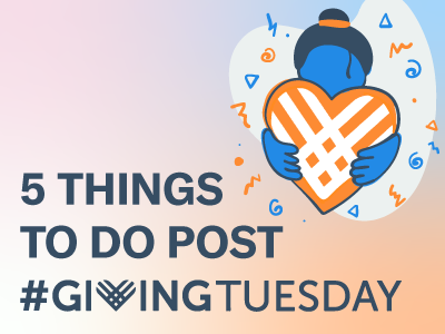GiveGab's tweet photo. Your #GivingTuesday campaign has finally come to an end. Check out 5 simple things your organization should be focusing on post-GivingTuesday. https://t.co/FtJbItZqql https://t.co/U0IdccESVt
