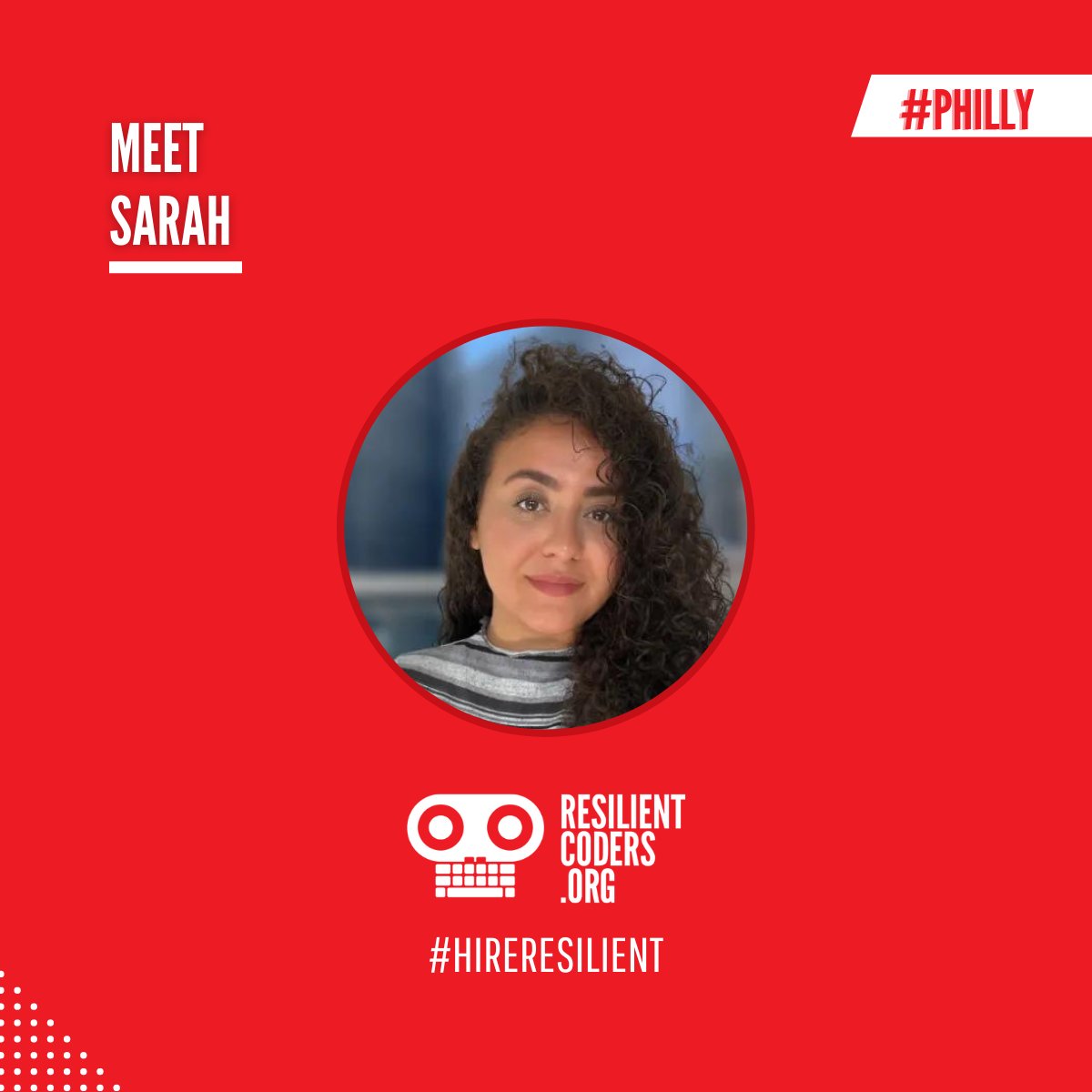 resilientcoders's tweet image. Meet @sarahbouayad at #RCDemoDay 12/7 to learn about Gathered & Empowered, their full stack app enabling immigrants to translate docs to their native language & track progress of the journey to obtaining status. RSVP bit.ly/3BbctJO #OpenToWork #SoftwareEngineer #Philly