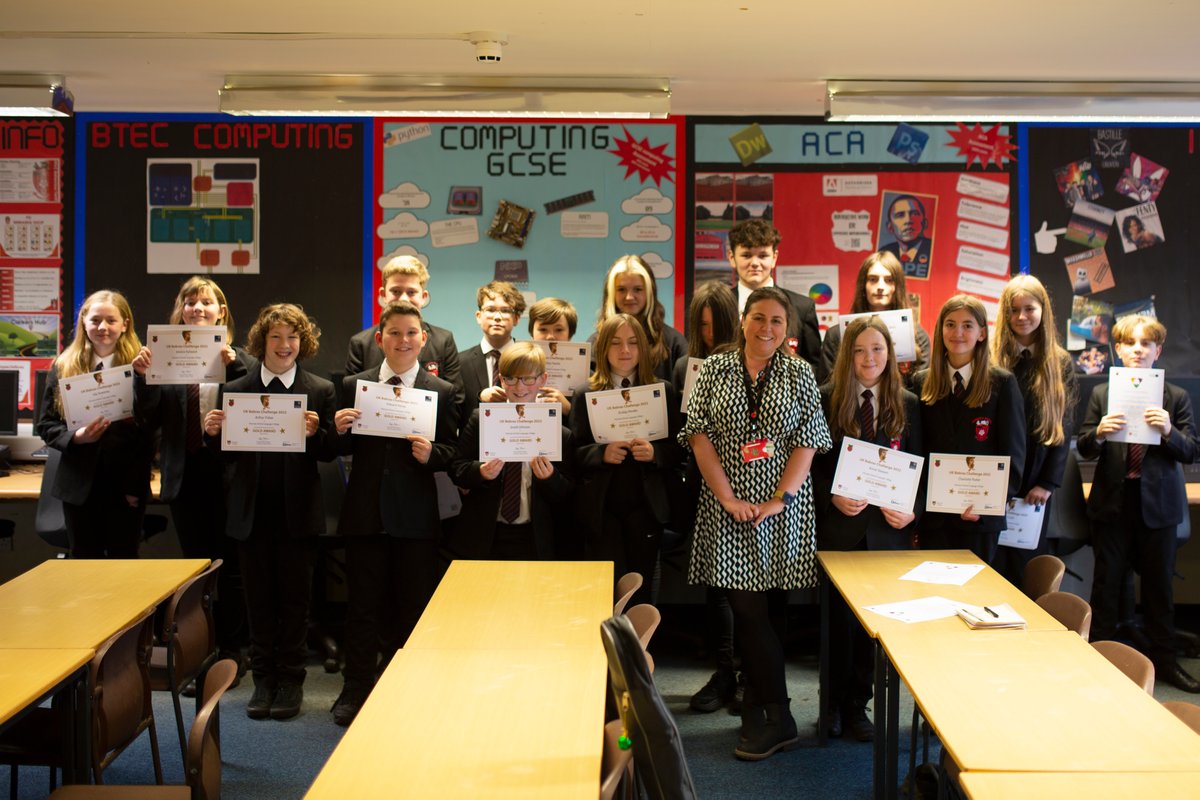 hornseaschool's tweet image. ⭐STUDENT SUCCESS ⭐Well done to the pupils from years 7-9 that have been invited to compete in this year’s @CompSciOxford Challenge; Pupils were invited after they achieved scores in the top 10% of their age category in the @bebrasuk competition.