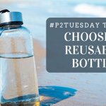 Image for the Tweet beginning: Using a reusable water bottle