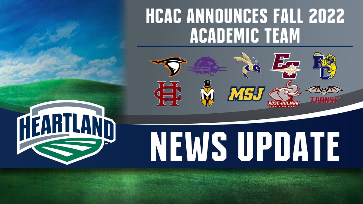 HCAC | Fall 2022 Academic Team

We have 365 Student-Athletes who have been named to the 2022 Tom Bohlsen Fall Academic Team. Keep up the good work!

bit.ly/3ORWNRa

#TheHeartOfD3 #NCAAD3