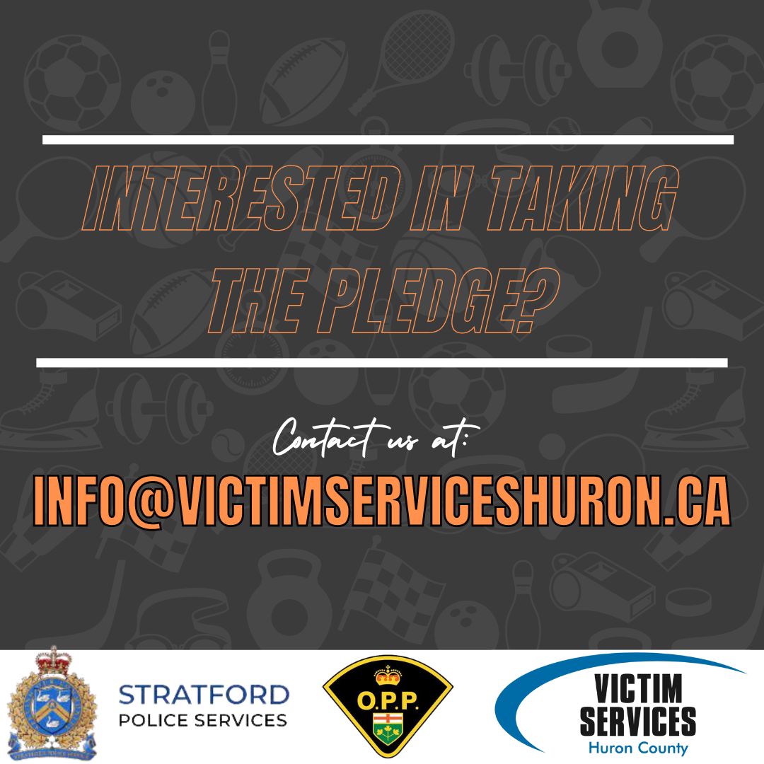 SPSmediaoffice's tweet photo. #SPS is proud to announce a new initiative with @HuronVS called Beyond the Locker Room aimed at ending Gender Based Violence in our community. If you are part of a sports team or organization and wish to take the pledge you can contact info@victimserviceshuron.ca or Cst Fischer https://t.co/XrQLjAl6yd
