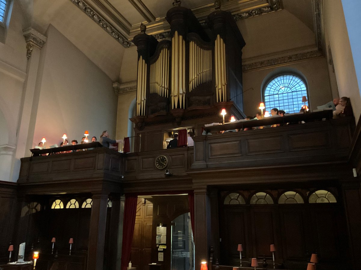 The Cathedral Choir have arrived safely and is now rehearsing for <a href="/Plaisterers/">Plaisterers' Company</a>  annual Carol Service <a href="/StVedast/">St Vedast</a> 

Thank you for having us and we are looking forward to another festive service and more delicious food at the Hall 🎶

#carols #london #cathedral #plaisterers #december