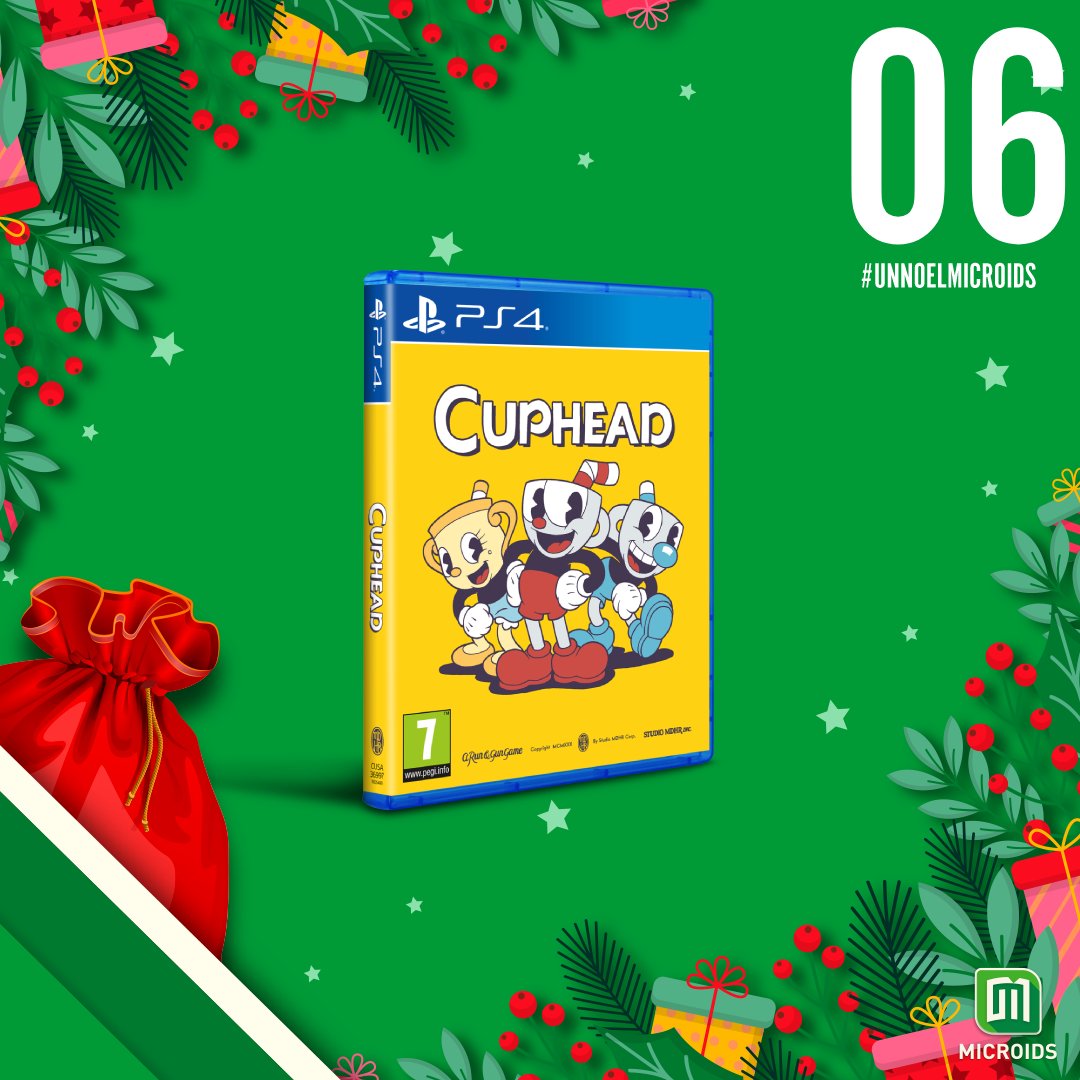 Microids_off's tweet photo. 🎅 6ème case du #CalendrierdelAvent ! On ajoute #Cuphead sur PS4 à la hotte du Père Noël à gagner le 24/12 ! 🎄

Comment gagner la hotte du Père Noël ?
🎁 RT + FOLLOW @Microids_off
🎁 Tweeter avec #UnNoelMicroids

🌟 1 tweet #UnNoelMicroids = 1 chance d'avoir une surprise ! https://t.co/fWq6OdMkYG