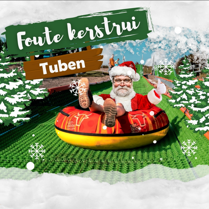 Woensdag 21 december Foute Kersttrui Tuben!🎅

Op vertoon van jouw foute kersttrui en je ticket voor het tuben, krijg je een gratis naturel pannenkoek (stroop/suiker) van ons Restaurant de Pannenkoekhut🥞

Via de onderstaande link kan je een ticket scoren!
tinyurl.com/4hdcmxzm