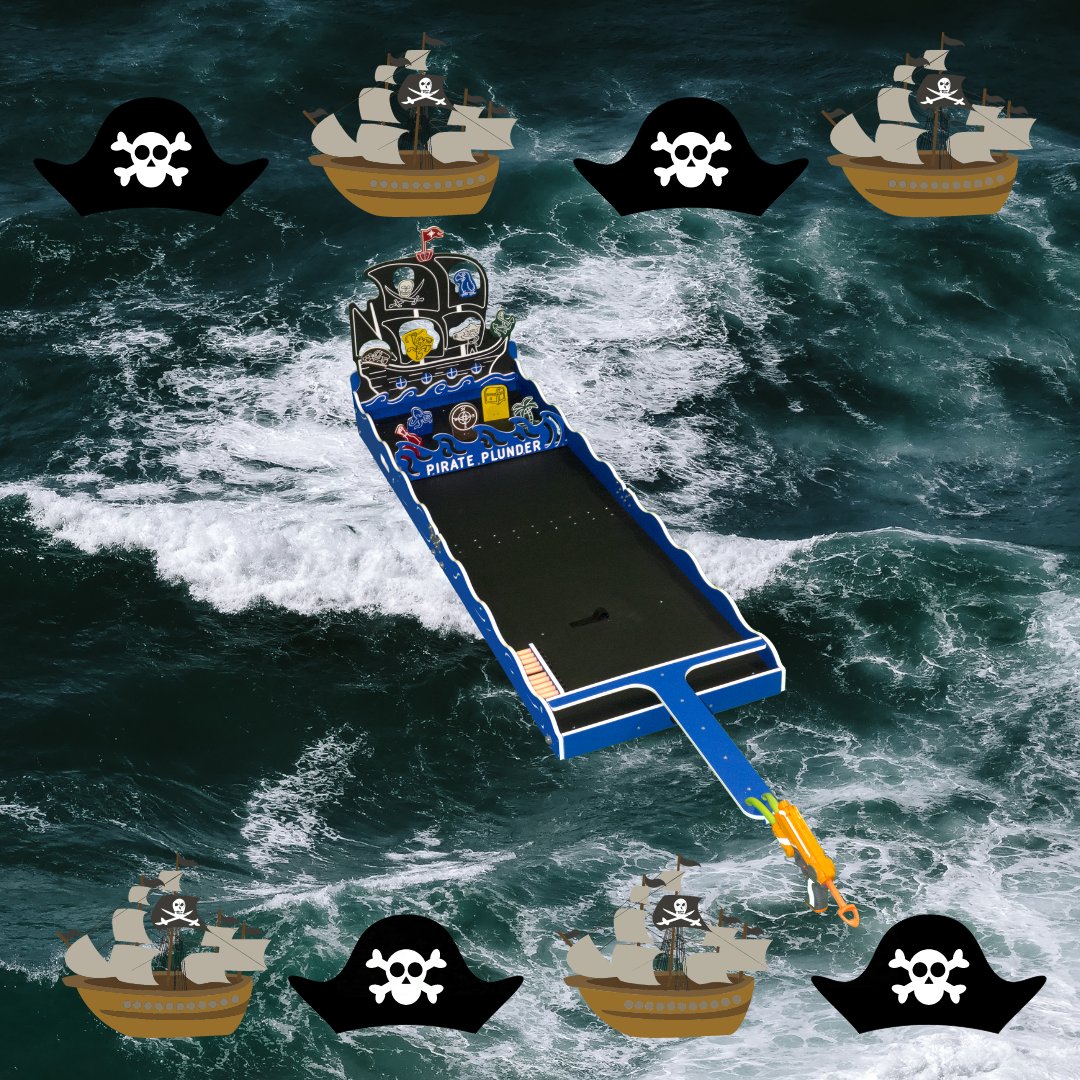 carnivallady's tweet photo. Coming soon: The Pirate Plunder!  This upgraded midway game requires good aim to keep any unwanted pirates away!  It would pair well with our Little Pirates Toddler Playland or our Pirate Moonwalk! #PiratePlunder #UpgradedMidway #CreativeCarnivals https://t.co/HX9ChQ5Umw