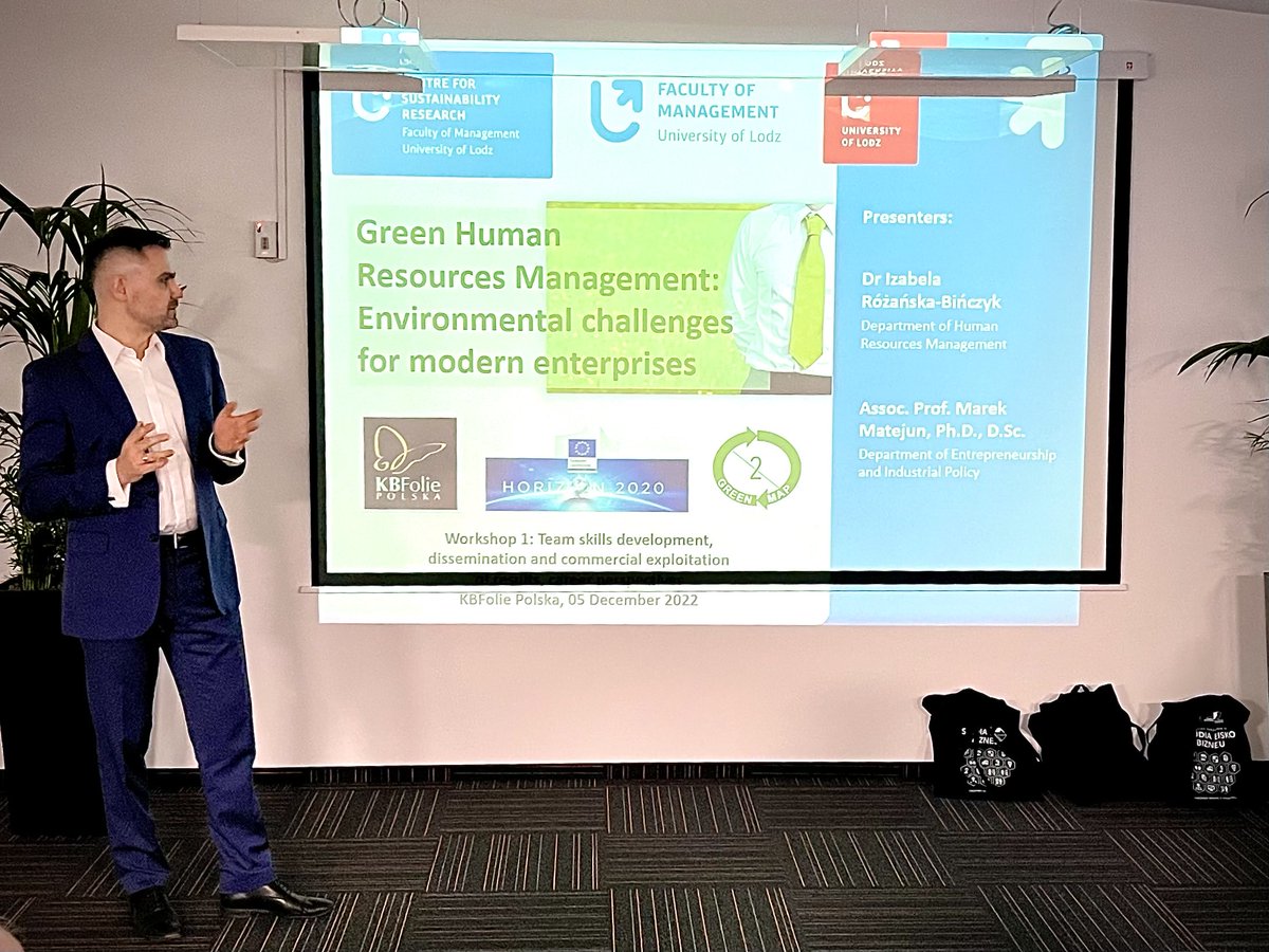 GREEN_MAP_H2020's tweet photo. Yesterday the @GREEN_MAP_H2020 project was hosted for a workshop by partner #KBFoliePolska 🇵🇱 at their R&D center. Topics covered included #GreenHR #BusinessEtiquette and #DTP
#AlwaysBeLearning #H2020 #RISE https://t.co/vWrR5cR8Ya