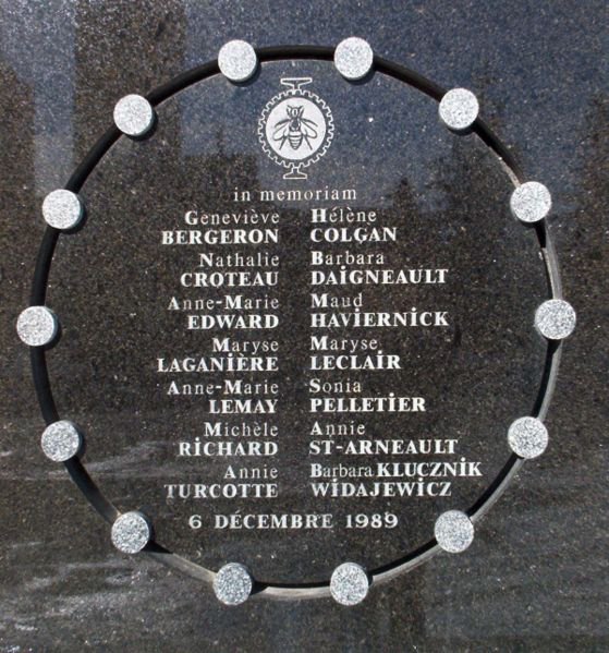 kfacc's tweet photo. Say their names...
33 years ago, 14 women were murdered at L’École Polytechnique.
 #December6 #6décembre #femicide #Poly https://t.co/cIl6Pb3lQR