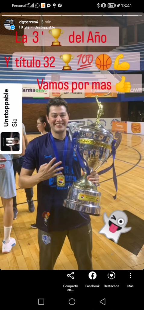 gustorr80's tweet photo. La Tercera del Año 🏆 🏆 🏆 y mi Campeonato N' 32 🏆🏀💯🙌  Vamos por más 💪
San José Tetra Campeon🎉🎊 https://t.co/iDHJRCqADV