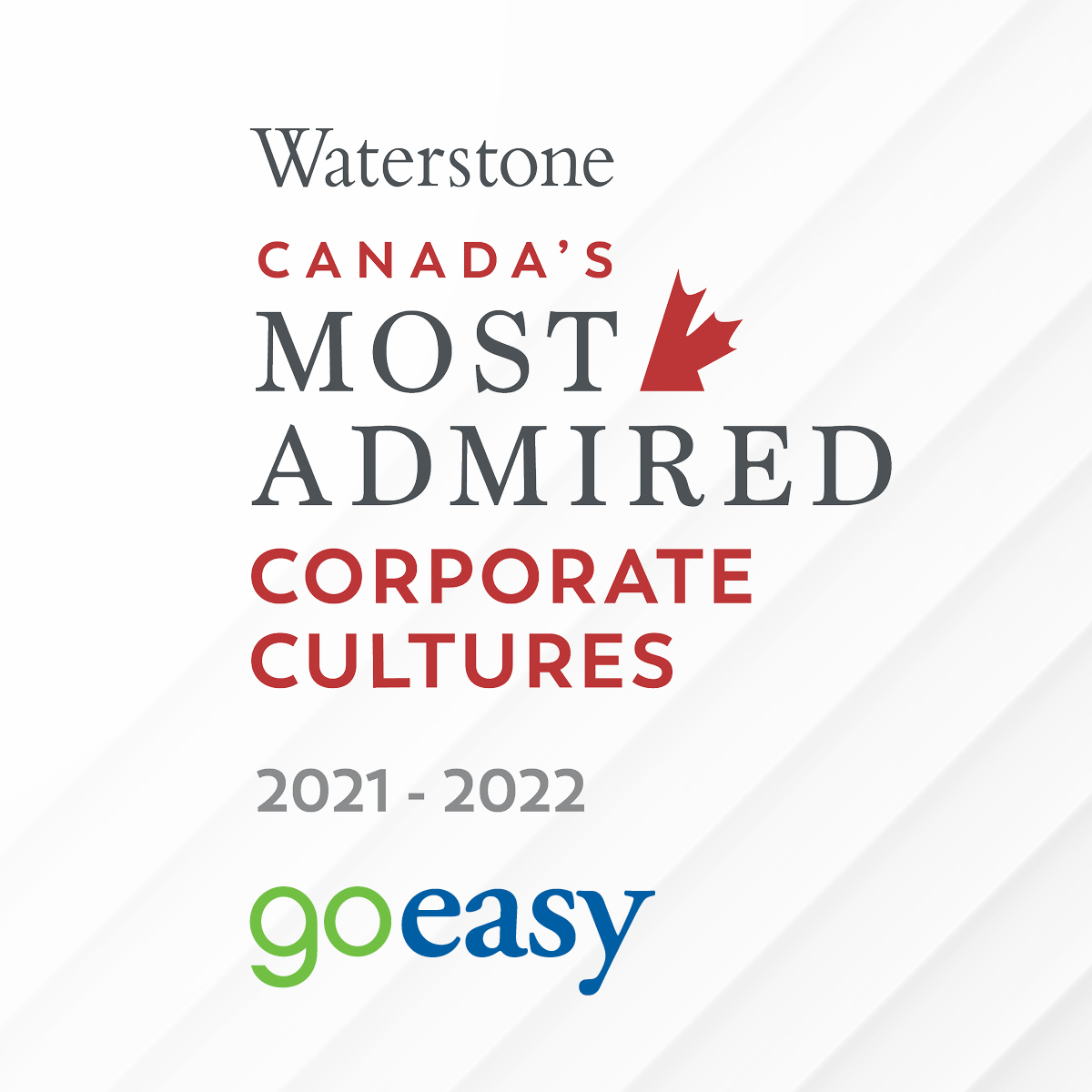 Our #culture sets us apart from the rest! We’re proud to announce that goeasy is the recipient of the 2022 Canada’s Most Admired Corporate Cultures™, presented by <a href="/waterstonehc/">Waterstone Human Capital</a>. Congratulations to our dedicated team on receiving this monumental recognition. #wearegoeasy