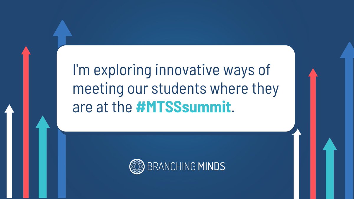 Less than an hour to go for our #MTSSsummit pre-conference! Share the excitement with this graphic and tag us <a href="/BranchingMinds/">Branching Minds — Your MTSS Partner</a> to see it.🎉🎉